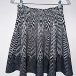 Opening Ceremony Herringbone Knit Mini Skirt Gray Black Size Small Photo 7