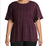 Terra & Sky 3. Short Sleeve Pullover Relaxed Fit Top Photo 0