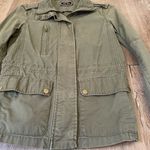 Love Tree  Army Green Jacket ~ cargo pockets, cinch waist ~ women’s Size Small Photo 6
