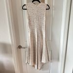 Akris  Patterned Sleeveless Dress Size US 4 Color White Cream Photo 4