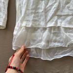 femme fetale. Vintage Italian Femme Fatale Ruffle Hem Top Photo 2