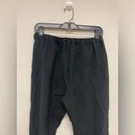 Silence + Noise  Pleated Black Drawstring Cuffed Dressy Jogger Pant SZ S Photo 5