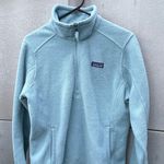 Patagonia  Classic Synchill Marsupial Light Blue Pullover Women’s Sweater Sz L Photo 1