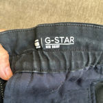 G-Star  Raw midi stretch black button and snaps  down skirt size 27 Photo 7