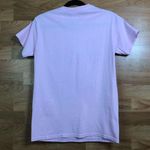 Gildan Size Small Crewneck Short Sleeve Pink T-Shirt w/Cougar Print Heart Photo 1