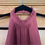 Apiece Apart  Archer Open Back Halter Jumpsuit Burnt Orange Size 4 Photo 2