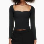 Aritzia  Sculpt Knit Sweetheart Longsleeve Photo 2