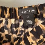 Halogen NWT  Pleated Cougar Print Skirt XL Photo 3