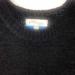 Philosophy  black sleeveless light weight sweater sz S Photo 1