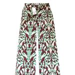 ZARA NWT  Brown and Green Patterned Pants Photo 2
