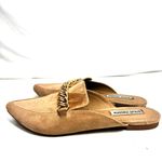 Steve Madden Steven Madden Favored Tan Chain Loafer Mules Flats Photo 2