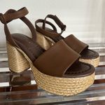 Marc Fisher NEW Brown Platform Espadrille Sandals Photo 0
