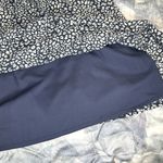 NWT Kojooin Ruffle Mock Neck Long Sleeve Floral Pleated Flowy Mini Dress Sz XXL Blue Photo 7