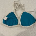 Xhilaration  women size medium white Beaded bikini top tribal pattern Photo 5