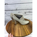 Coach Women's Annika Gray Leather Suede Ankle Boots & Booties Size 10 Photo 2