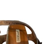 Paul Green  Lava T-strap Taupe Suede Ruffle Platform Heels Sandals Photo 13