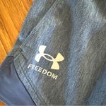 Under Armour  UA Freedom Shorts Women’s Large Blue Loose Knit Running Athletic Photo 1