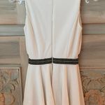 Bebe White Yellow Cutout Dress Photo 1