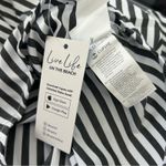 Cupshe  NWT Striped Ruffle Sleeve Dress Smocked Waist Casual V Neck‎ XL Photo 4