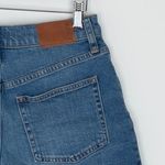 J.Crew  Womens High Rise Denim Shorts Size 25 Blue Wash Frayed Hem Casual Boho Photo 8