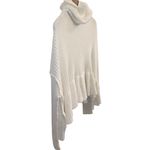 Free People Layer Cake Trapeze Turtleneck Oversize white Sweater cotton Boho Photo 9