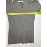 joe's jeans JOE’S Puff Shoulder Women's Gray Sleeve Ribbed Top Size XS $148 NWOT Photo 4