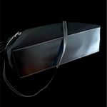 Etienne Aigner Black Travel Bag. Double Handles. Long Strap. Nylon & Vegan Leather Photo 4