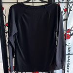 NWOT Lightweight sweat shirt Black Photo 2