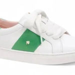 Lucky Brand Kate Spade New York Adorn Sneakers Optic White / Fresh Green Women’s Size 6 1/2 Photo 0