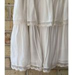 ANINE BING  Layered Lace Trim Sleeveless White Mini Dress GUC Minor Flaw M Tiered Photo 3