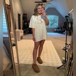 Aerie Beige Cindy Lou Who Grinch Sleep Happens Night Pajama Tee Shirt - size L Photo 11