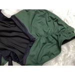 PilyQ New. green, black and nude color block swimsuit Photo 5