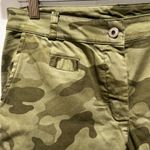 Pookie & Sebastian 1997 Low Rise Camo Cargo Pants Women's Small Cropped Green Photo 4