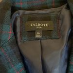 Talbots Tartan Plaid Blazer Navy Photo 6