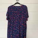 Woman Within Women’s 18/20 Navy Floral Dress Stretchy Photo 4