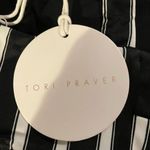 Tori Praver Swimwear Tori Praver Deja Striped Bikini Top Medium Black White Photo 6