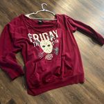 Torrid Red Friday the 13th Sweatshirt Photo 0