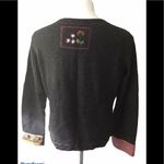 J.Jill Wool Blend Embroidered Floral Sweater Photo 2