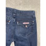 womens hudson bootcut flap pocket jeans 29 dark wash low rise Blue Photo 7