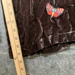 Johnny Was  Size XXL Embroidered Velvet Floral Wide Leg Coordinating PullOn Pants Photo 5