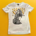Shania Twain Shania Now 2018 Tour White Concert T Shirt Unisex Size Small Size M Photo 0