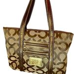 Coach  POPPY tote SHOULDERBAG satchel 14.5x14 Photo 0