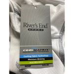 NWT Rivers End Sport White Short Sleeve Polo Shirt Top Cool Matrix Women's L Size L Photo 4