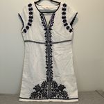 Boden USA Boden Bea linen embroidered dress size 10R Photo 2