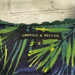 America & Beyond dark romantic tropical print mini dress viscose size Medium Green Photo 3