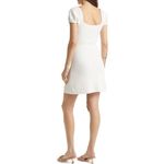 & Other Stories  Sweater Dress Women's Medium White Knit Crisscross Cutout B48 Photo 1