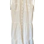 Mon Renn Harriet Midi Dress Size US/Medium White Photo 7