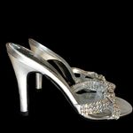 Nina  silver rhinestone sparkle evening shoes! Photo 4