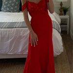 JJ's House Red Full Length Maxi Gown Photo 0