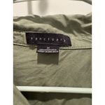 Sanctuary  Womens Shirt Medium Green Button Up Military Long Sleeve Top Photo 2